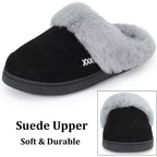 Women's Slippers Suede Black