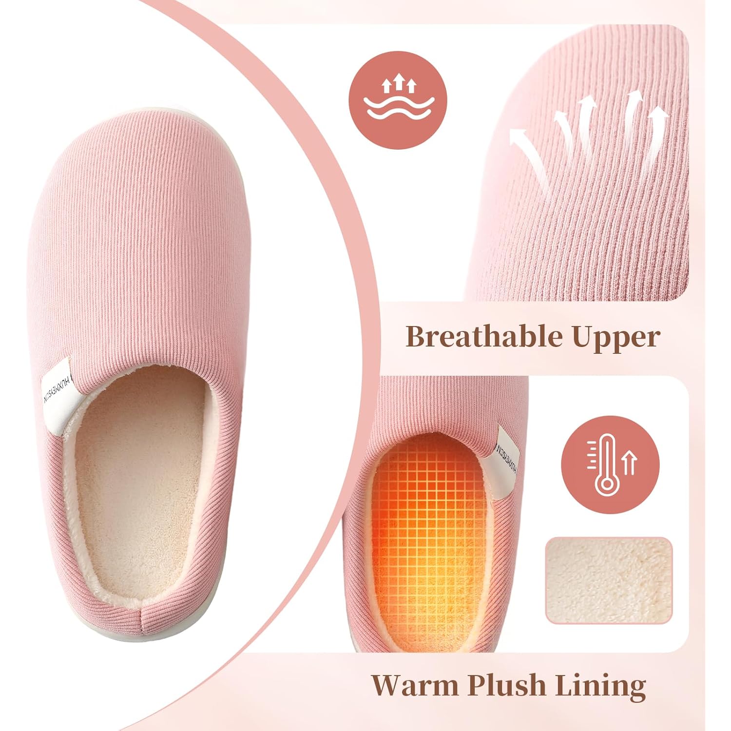 Women's Slippers Warm Pink
