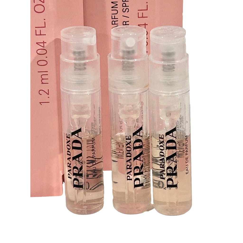 Prada PARADOXE Sample Perfume WOMEN Spray Vial 1.2 ml / 0.04 oz - Set of 3