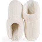Women's Slippers Knit Beige