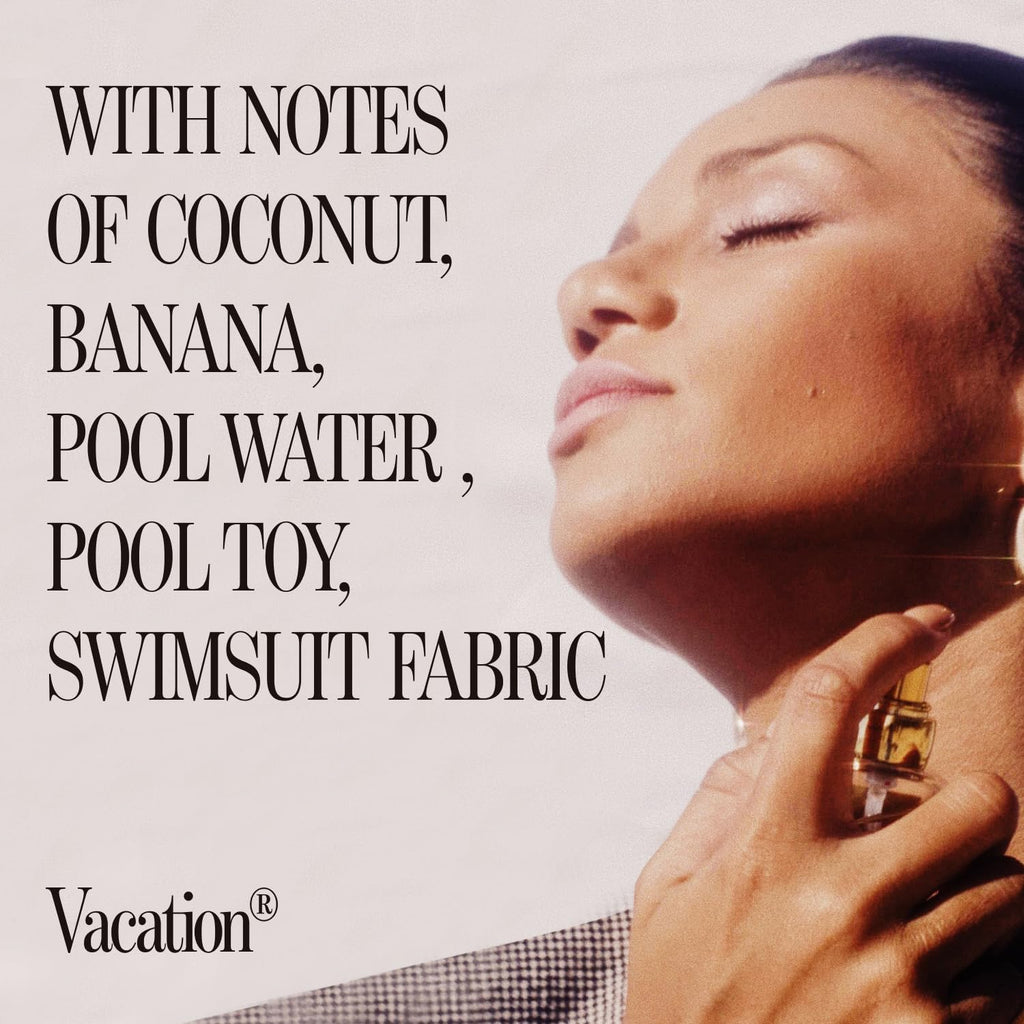 Vacation by Vacation Eau de Toilette Perfume for Women, 1 Fluid Ounce - Beach Coconut Summer Fragrance, Travel Size Spray