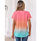 Zeagoo Womens Tops Short Sleeve Summer V Neck Shirts Work Blouses Business Outfits Fashion Clothing