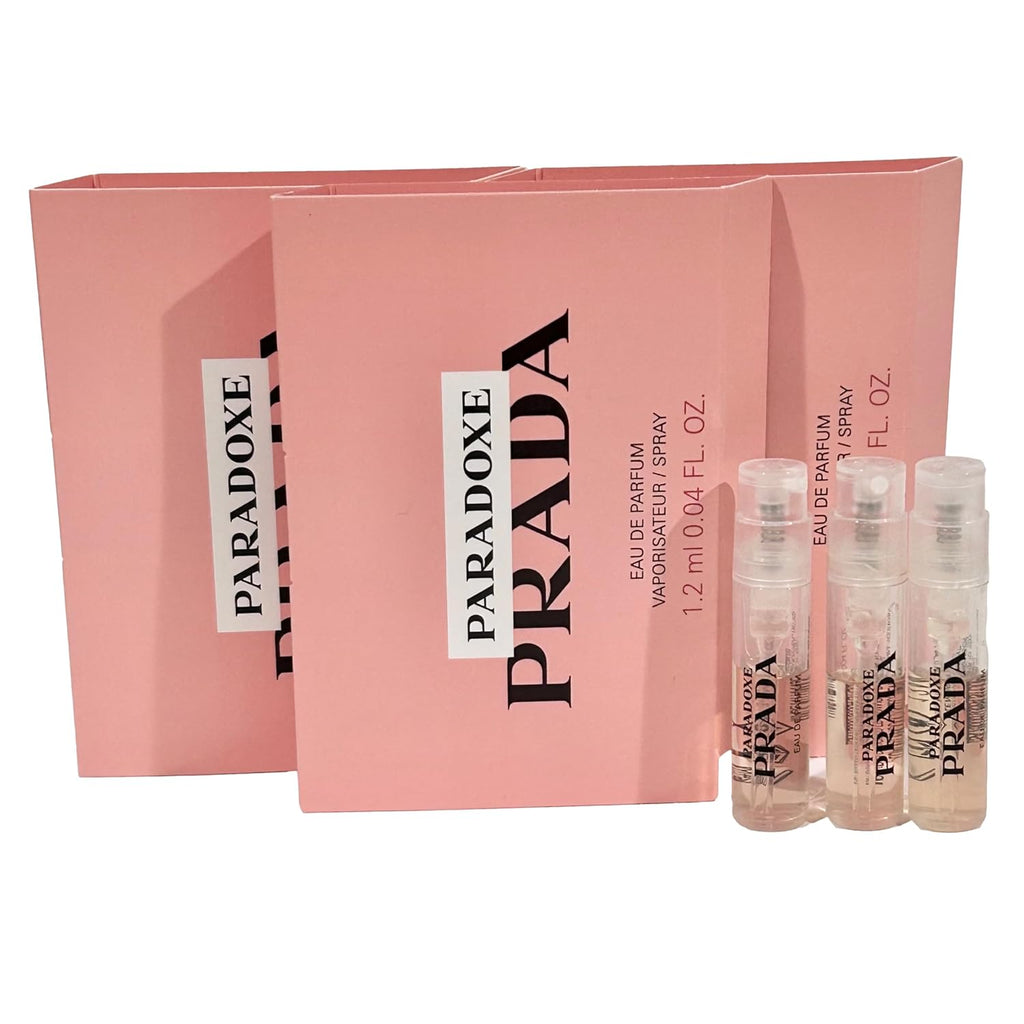 Prada PARADOXE Sample Perfume WOMEN Spray Vial 1.2 ml / 0.04 oz - Set of 3
