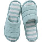 Women's Slippers Cotton Teal