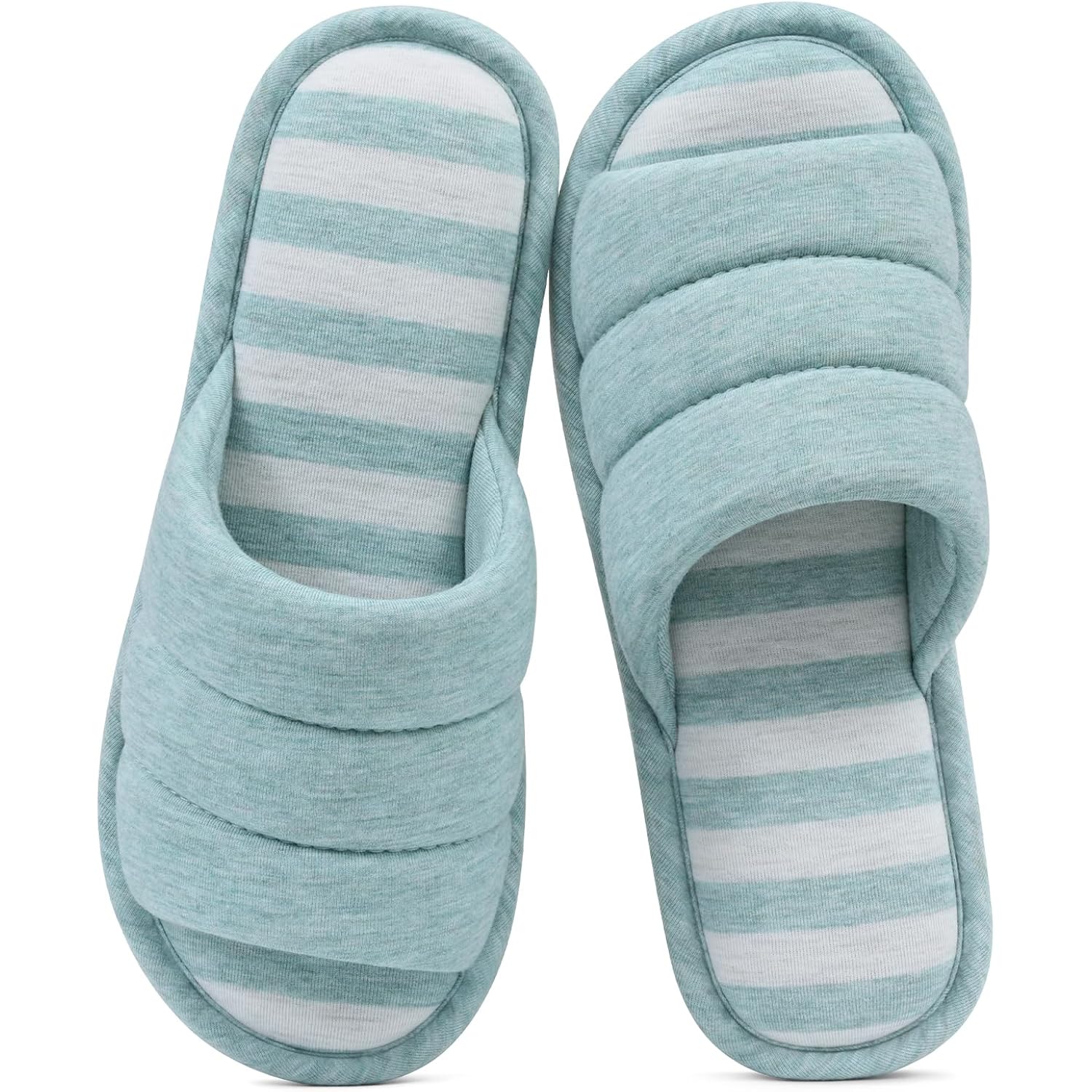 Women's Slippers Cotton Teal