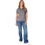 Women's Cool DRI Polo Shirt Black/White/Gray