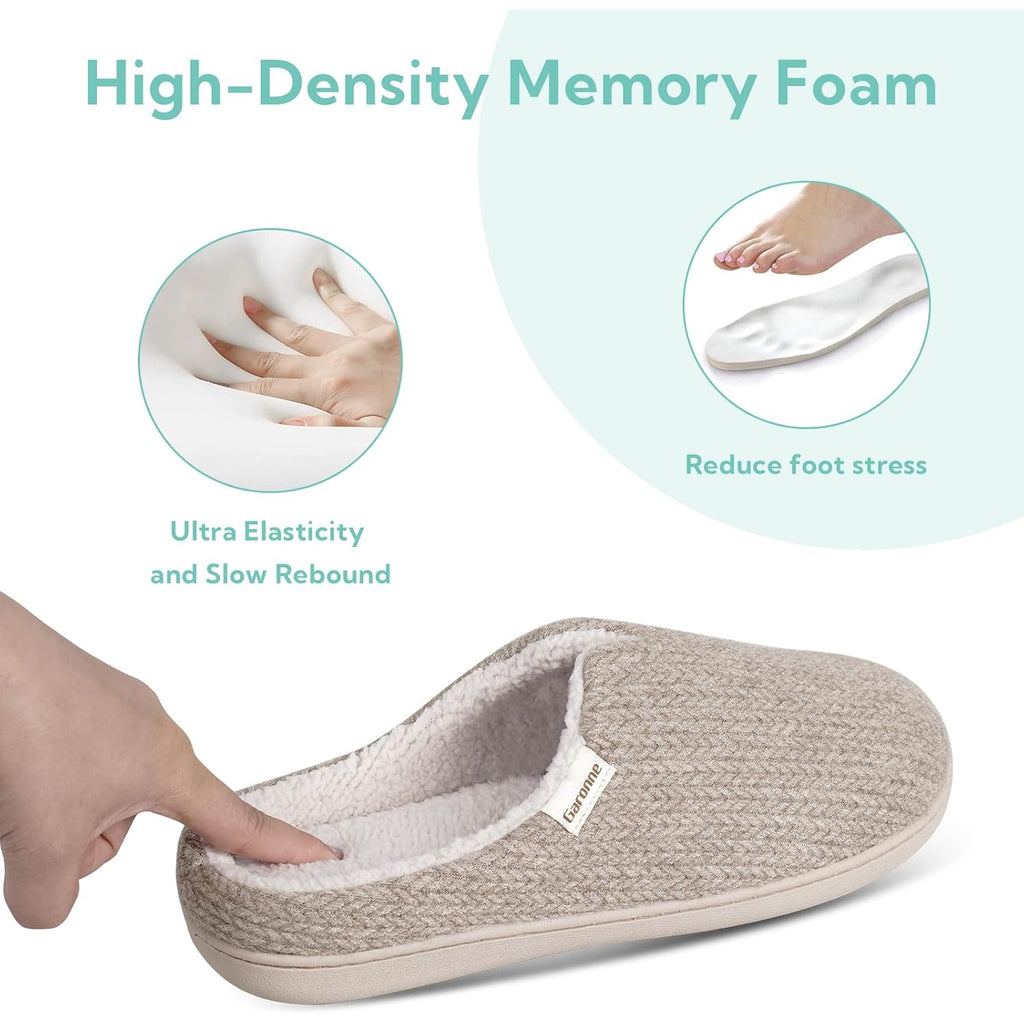 Women's Slippers V-Neck Beige