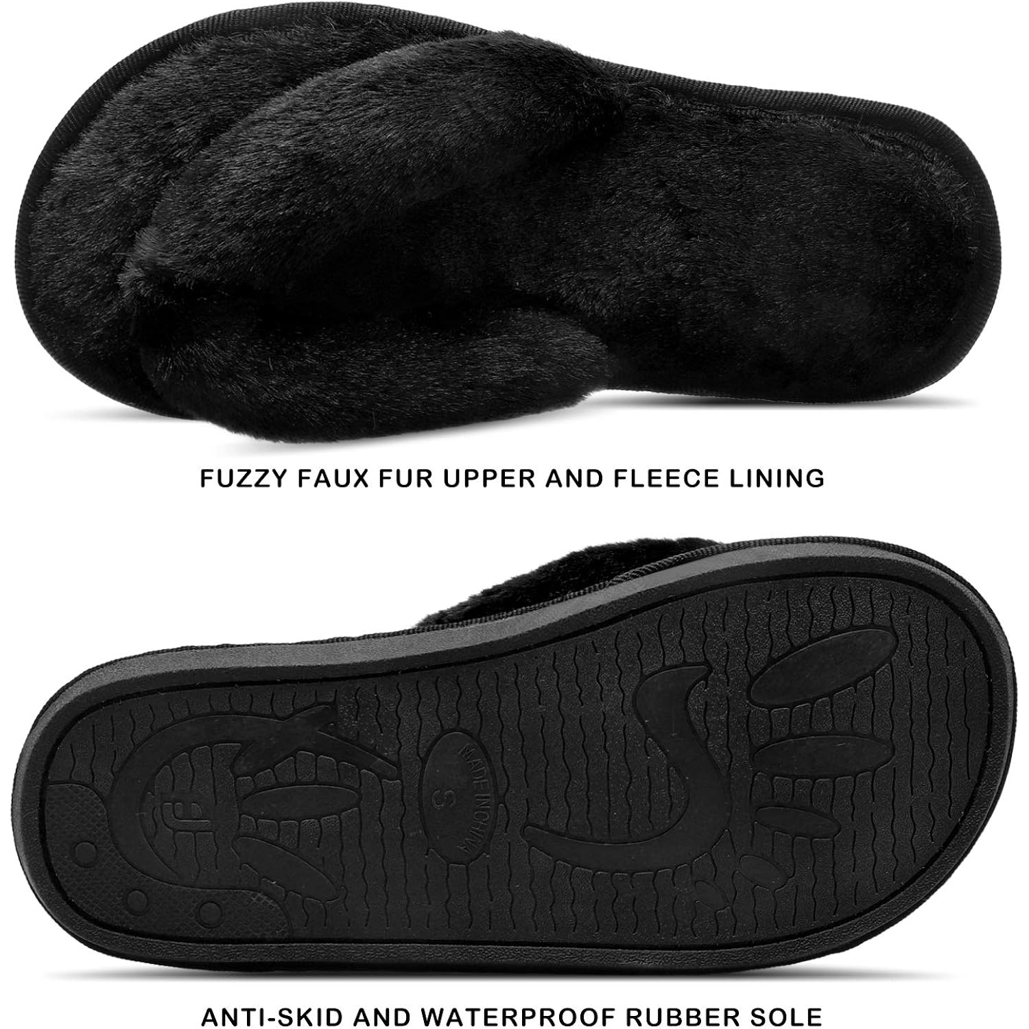 Women's Slippers Classy A/Black