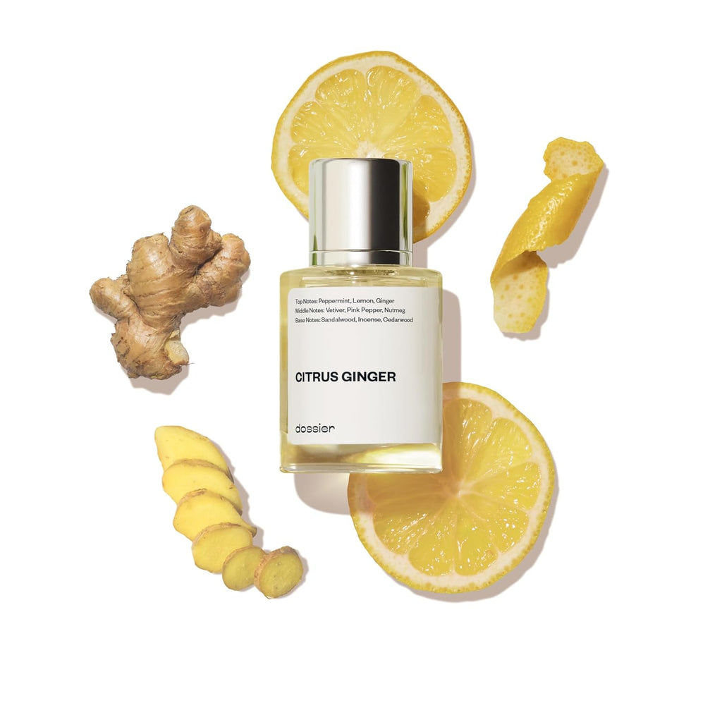 Dossier - Citrus Ginger - Eau de Parfum - Inspired by Bleu de Chanel - Long-Lasting Fragrance - Masculine - 1.7 fl oz (50ml)
