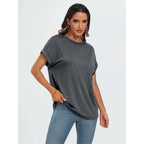 AUTOMET Women's Oversized Short Sleeve T Shirts Casual Summer Everyday Tops