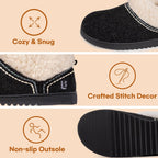 Women's Slippers Bootie Black