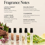 DIME Beauty Perfume Sampler Kit - Set of 5 Travel Size Perfumes for Women, Clean Fragrance Discovery Set, Eau de Toilette with Organic Sugar Cane Alcohol, Vegan, 5 x 2 ml