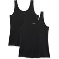 Women's Slim-Fit Scoop Neck Tank Top Black