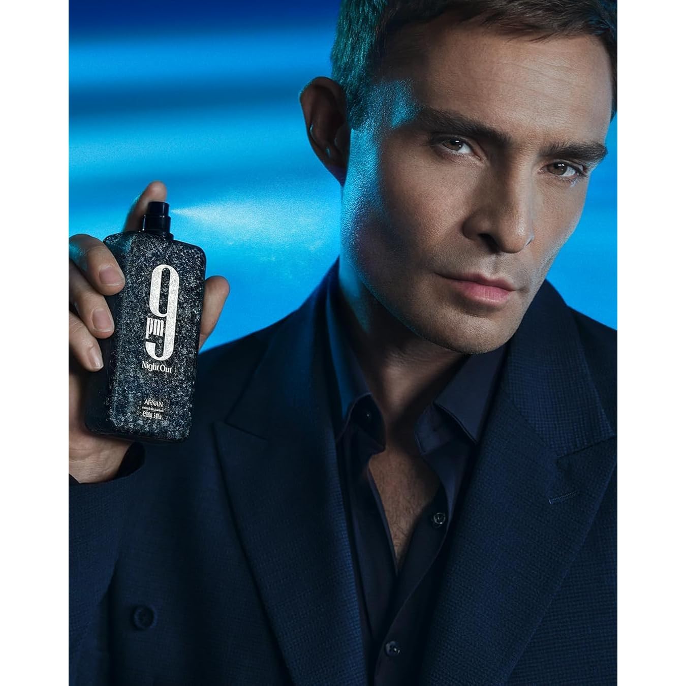 Afnan 9 PM Night Out Unisex Extrait de Parfum, 3.4 Fl. Oz