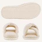 Women's Slippers Corduroy Beige