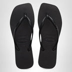Havaianas Women's Slim Square Flip Flops In Black