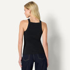 Amazon Essentials Women's Slim-Fit Stretch Rib High-Neck Tank with Consistent Stretch