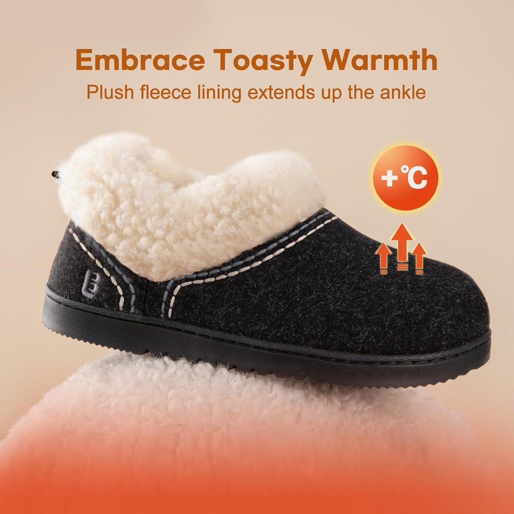Women's Slippers Bootie Black