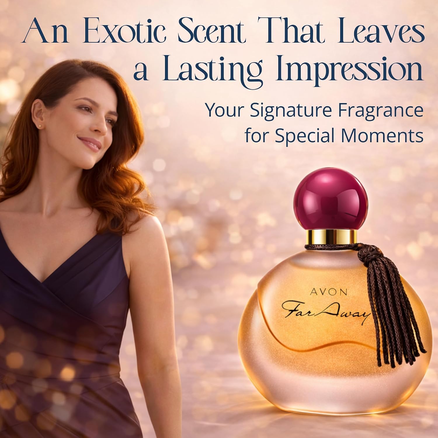 AVON Far Away Eau de Parfum for Women - Amber Floral Scent - Signature Fragrance for Special Occasions Long Lasting Perfume Spray - Elegant Parfum for Her 1.7 fl oz Travel Size Spray