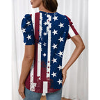 LOMON Spring Summer Tops for Women 2026 V Neck Puff Short Sleeve Tops Fashion Trendy Work Blouses Dressy Casual S-XXL