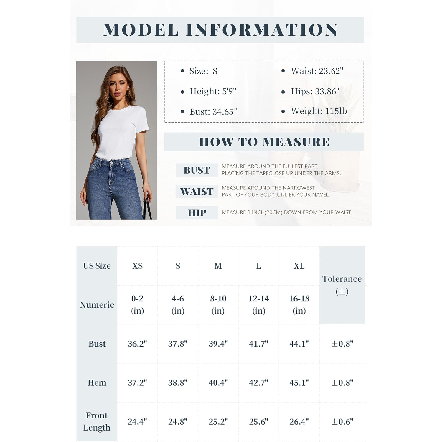 Women's Multi-Pack Short Sleeve Round Neck T-Shirt - Basic Loose Fit Knit Tops