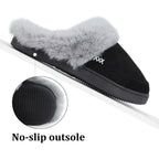 Women's Slippers Suede Black
