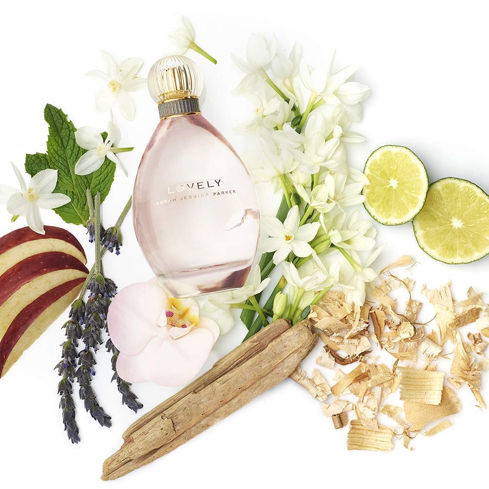 Lovely by SJP - Sweet, Floral, Musky Amber Woody Eau De Parfum Spray Fragrance for Women - With Notes of Mandarin, Bergamot, Apple, and Cedarwood - Intense, Long Lasting Scent - 6.7 oz