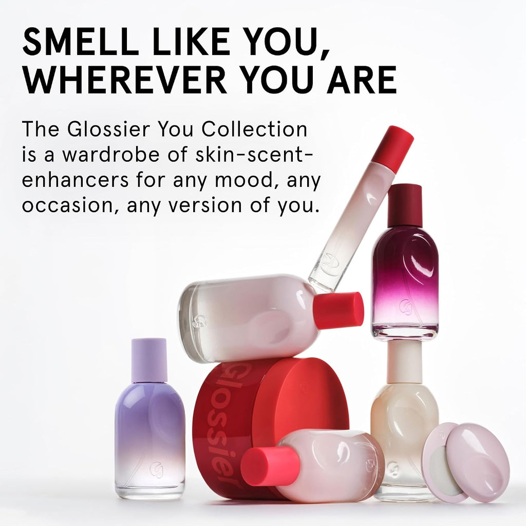 Glossier You Doux Eau de Parfum - Unisex Fragrance for Men & Women, Skin-Scent Enhancer Smells Different on Everyone - Earthy Woody Perfume with Sweet Violet, Palo Santo & Ambrox Base Notes, 8ml