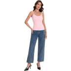 Women's Built-In Bra Tank Top Pink