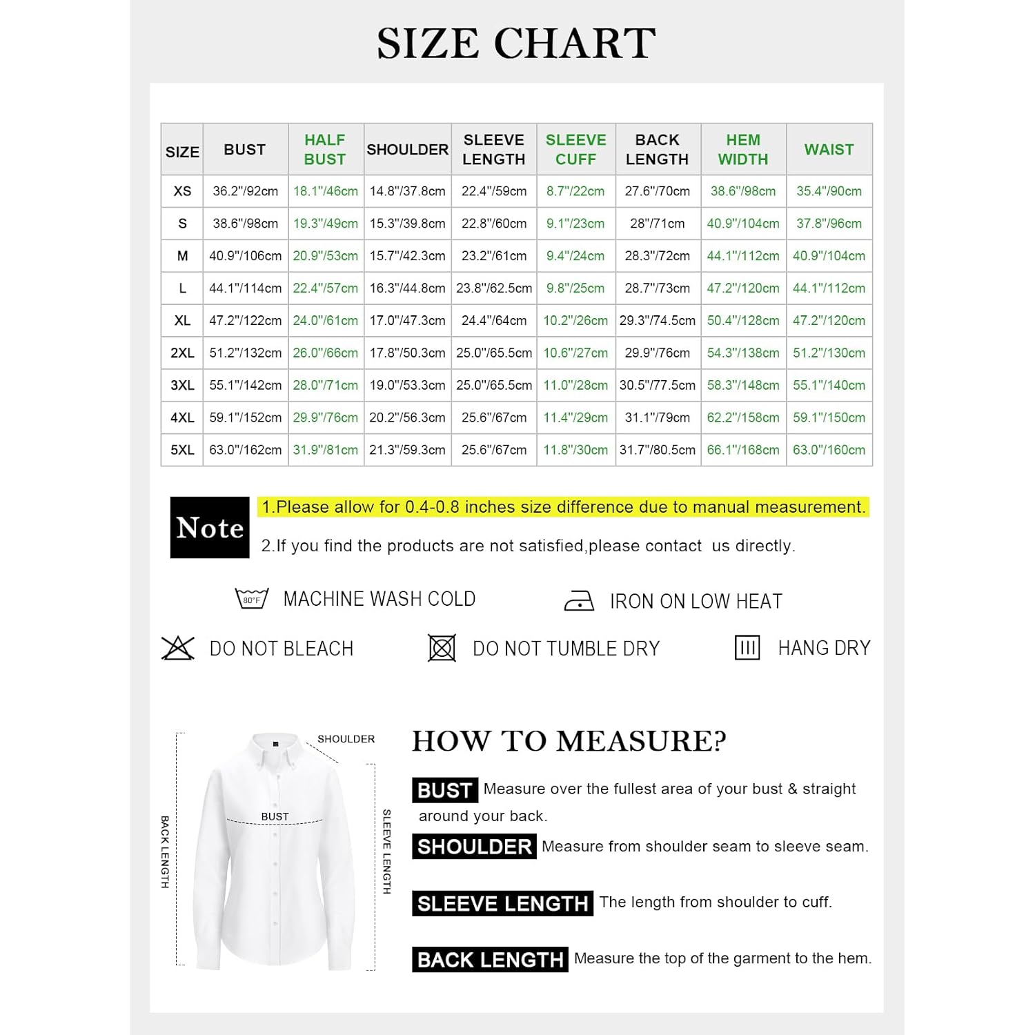Women's Cotton Oxford  Button Down Shirt White