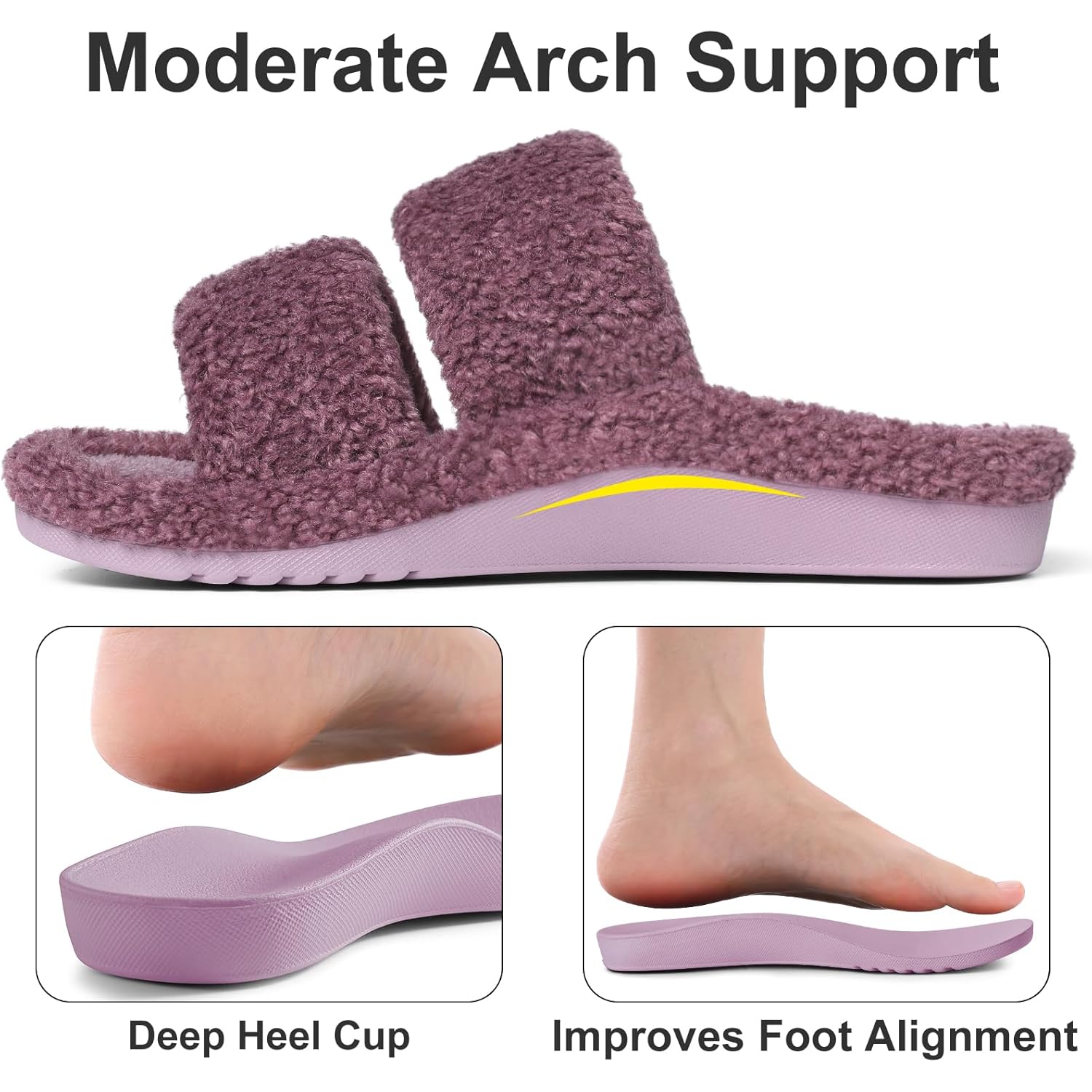 Women's Slippers Arch Purple