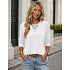 Zeagoo Women's Casual Shirts Long Sleeve Tops Soft Crewneck Tshirts Basic Tee Business Workout Outfit 2026 Fall Clothes