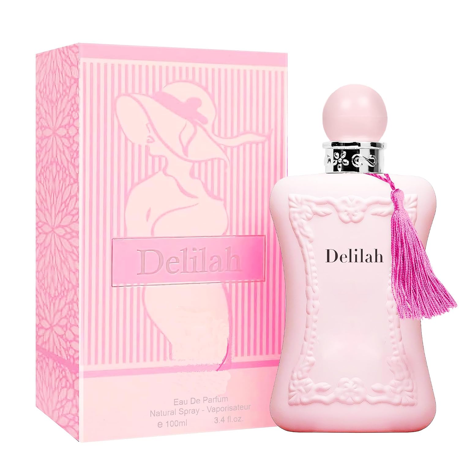 Delilah Perfume for Women Long Lasting Fragrance Eau de Parfum with Vanilla, White musk and Cashmere Notes Daily Used 3.4 Fluid Ounce