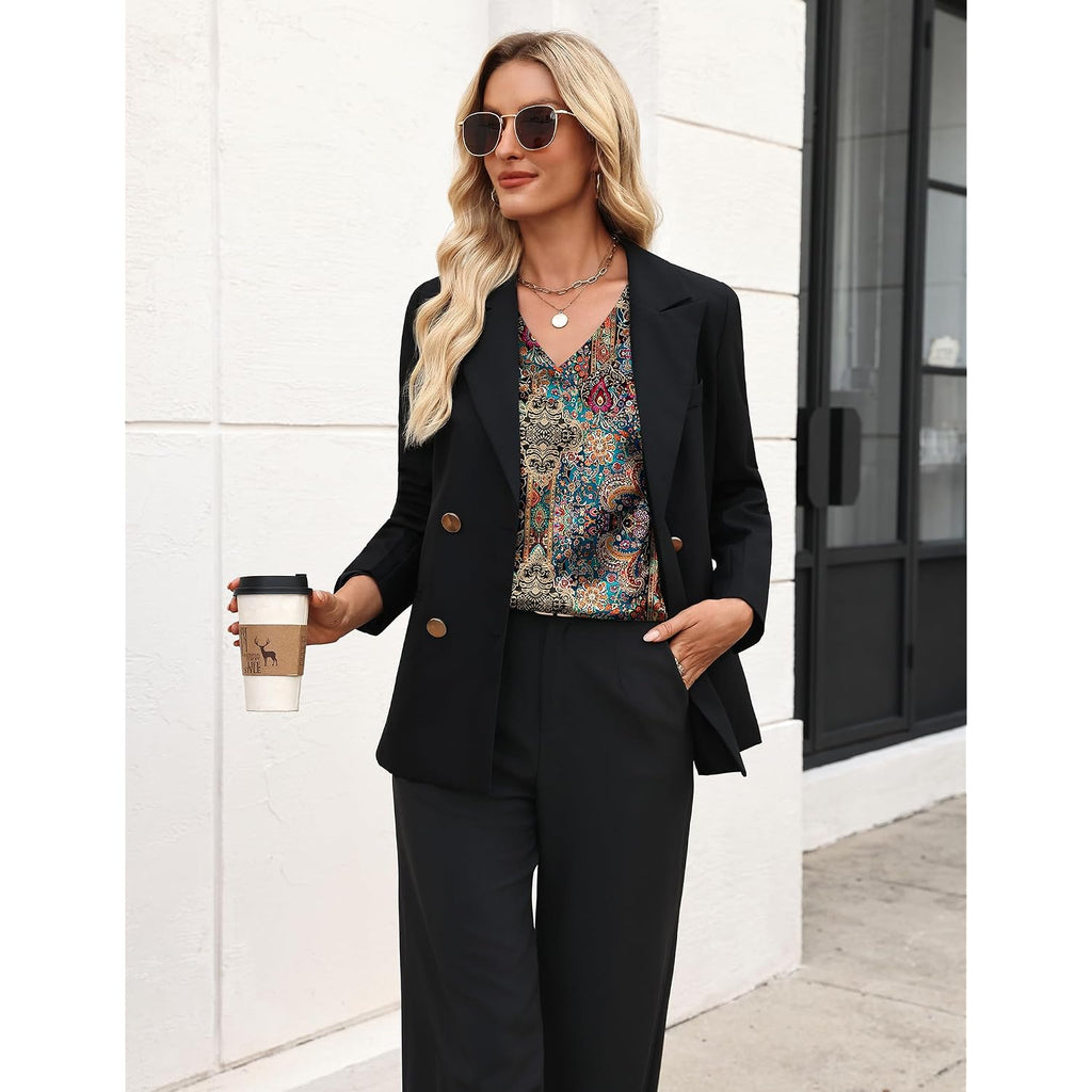 Zeagoo Women's Silk Satin Tank Tops V Neck Casual Camisoles Sleeveless Business Work Blouses Dressy Summer Shirts