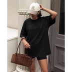 GAYHAY Oversized Tshirts for Women - Spring Summer Workout Clothes Short Sleeve Tops Crew Neck Tee Shirts Fashion Casual 2026