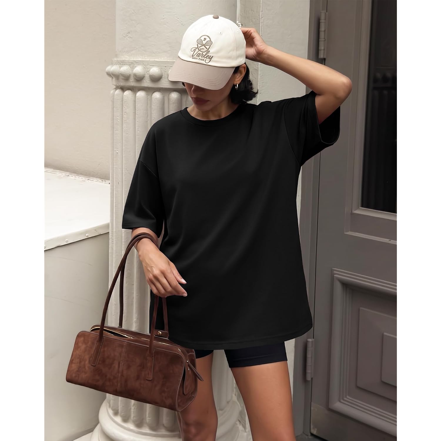 GAYHAY Oversized Tshirts for Women - Spring Summer Workout Clothes Short Sleeve Tops Crew Neck Tee Shirts Fashion Casual 2026
