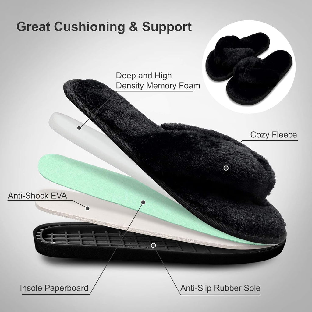 Women's Slippers Classy A/Black