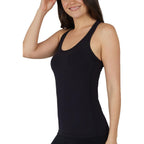 Women's Power Flex Racerback Tank Top Black