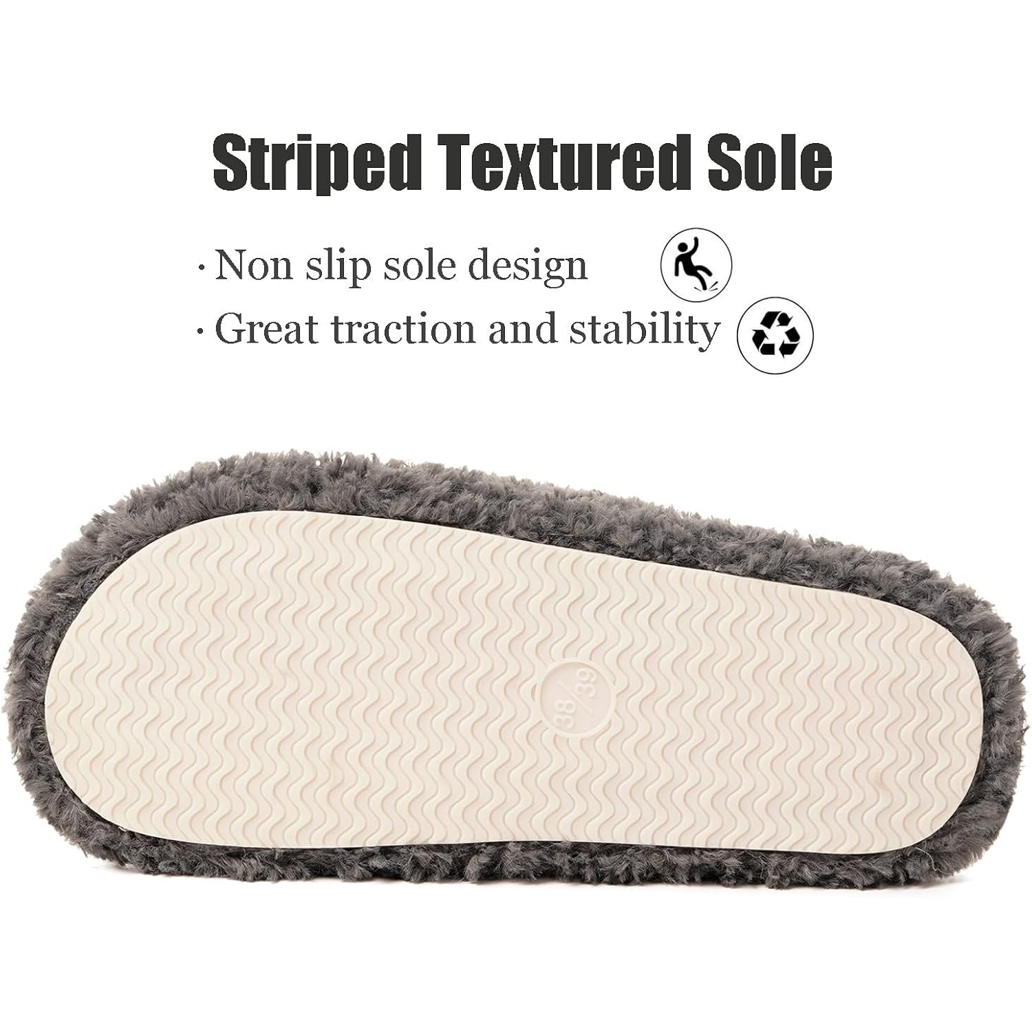 Women's Slippers Lightweight Dark Grey