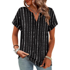 WIHOLL Womens Summer Tops 2026 Short Sleeve V Neck T Shirts Fashion Beach Vacation Clothes Business Casual Outfits