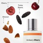 Dossier - Eau de Parfum - Ambery Cherry - Inspired by T.Ford Lost Cherry - Perfume Luxury - Pure Infused - Paraben Free - Vegan - For Women Men Unisex - Fragrance 1.7 Fl oz (Spray 50ml)