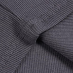 Women's Ribbed Scoop Neck Tank Top Short Charcoal Grey