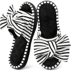 Women's Slippers Bow Black