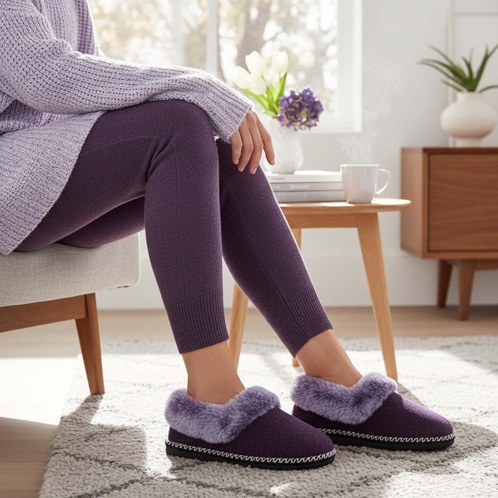 Women's Slippers Bootie Purple