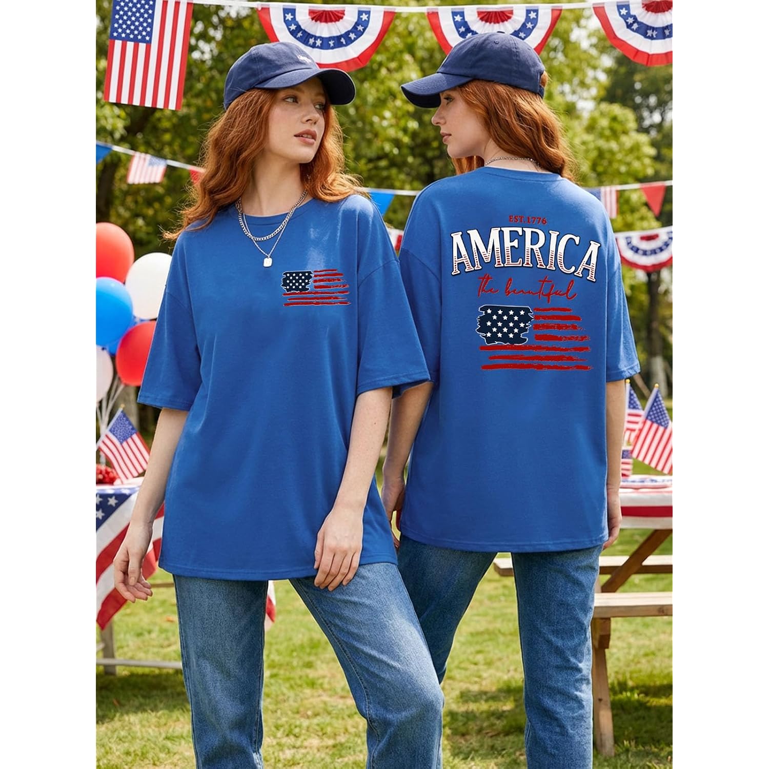 250 Anniversary USA Shirt Women Oversize American Flag Tshirt 4th of July Graphic Tees Patriotic Short Sleeve Tops