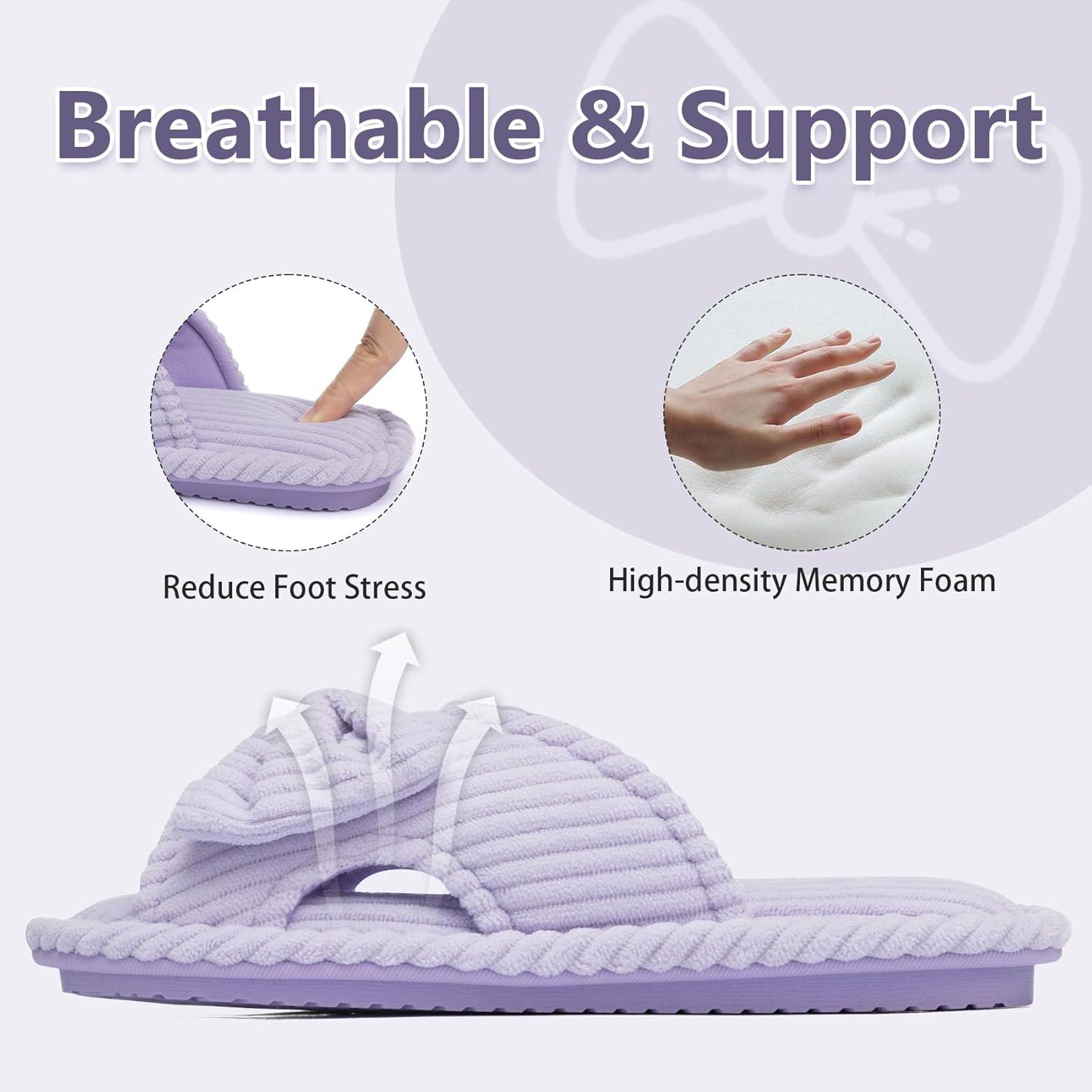 Women's Slippers Spa Light Purple