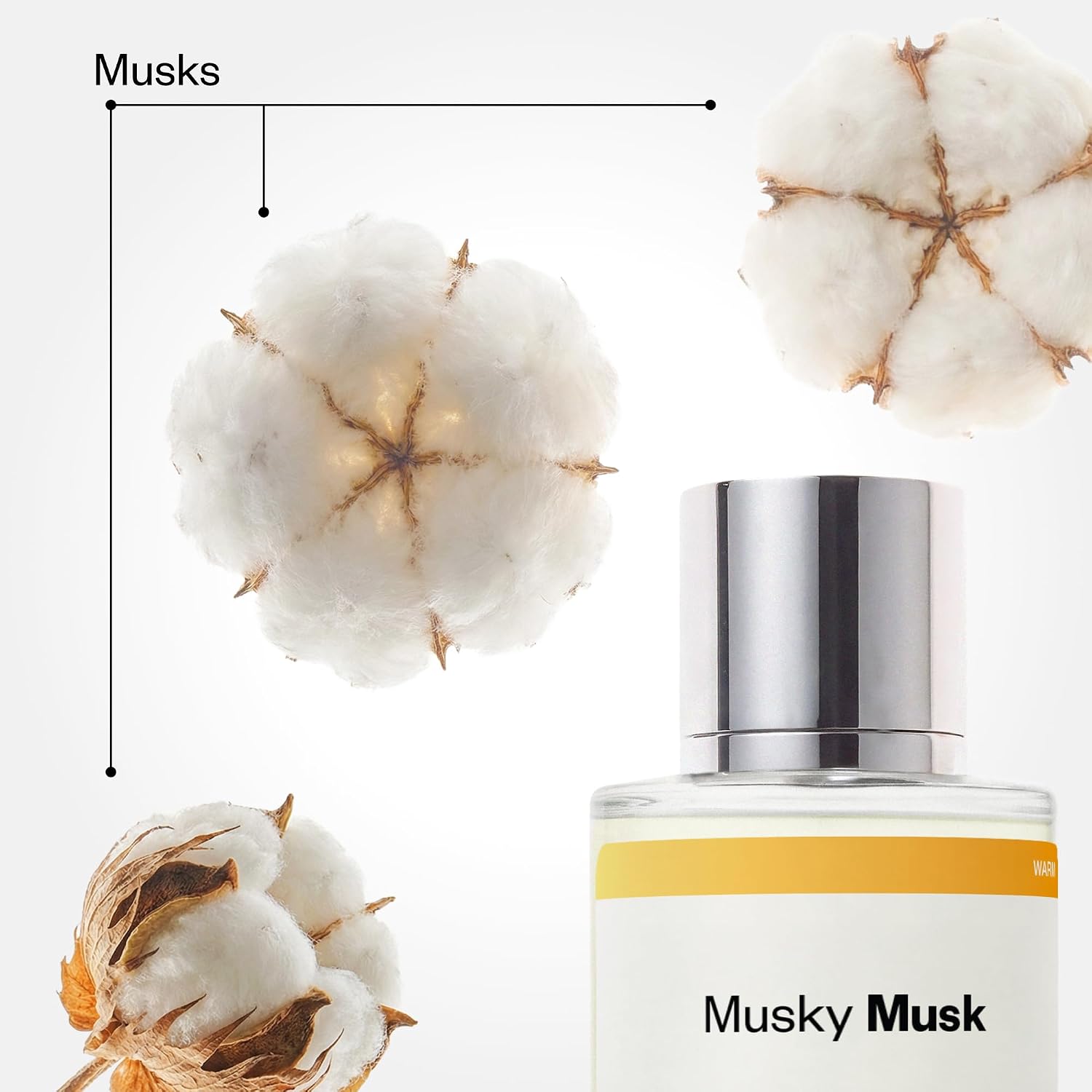 Dossier - Musky Musk - Eau de Parfum - Inspired by Juliette.Gun's Not a Perfume - Perfume Luxury - Pure Infused - Paraben-Free - Vegan - For Women - Fragrance 1.7 Fl Oz (Spray 50ml)