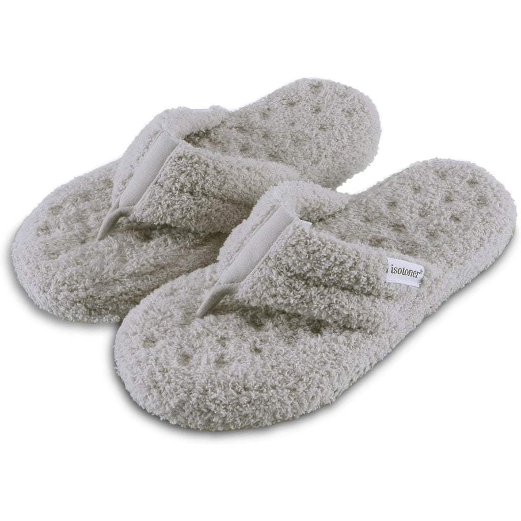 Women's Slippers Plush Light Grey