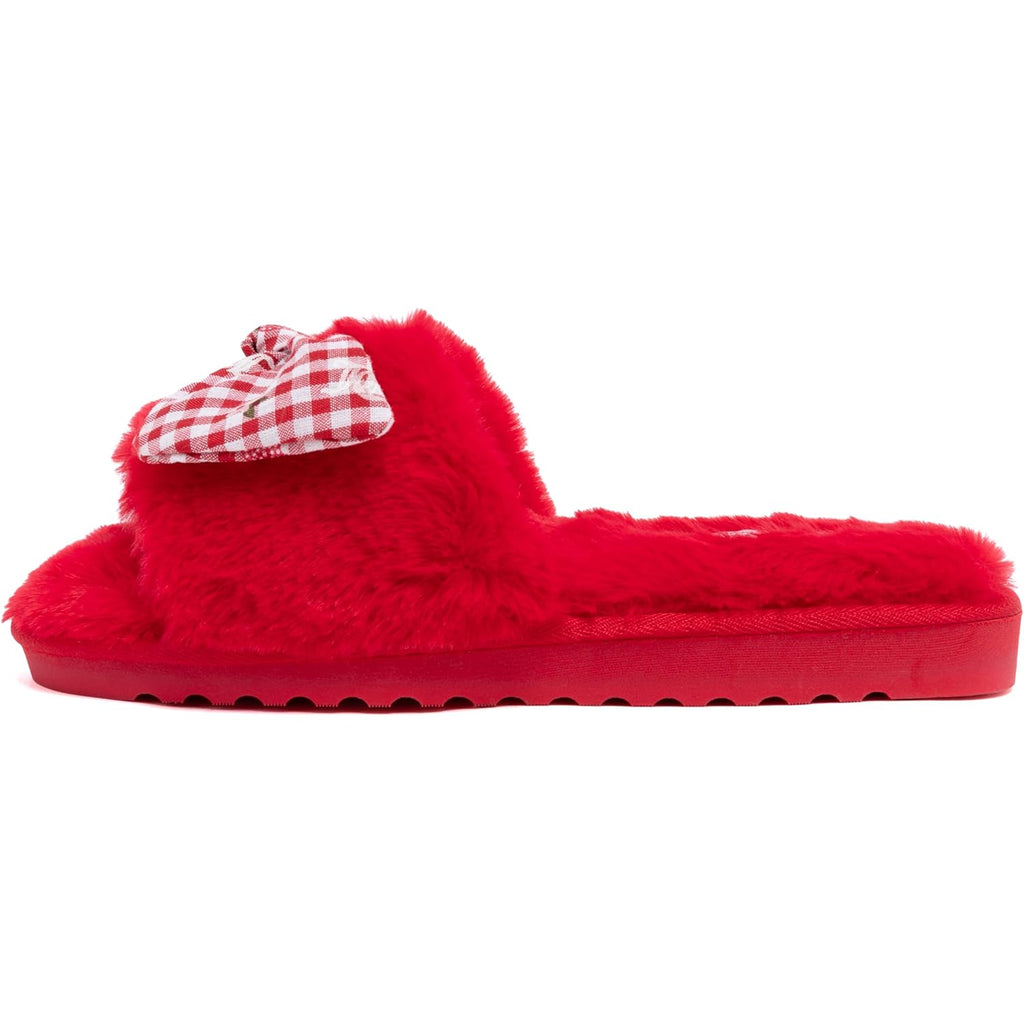 Women's Slippers Slide Red-hedwig