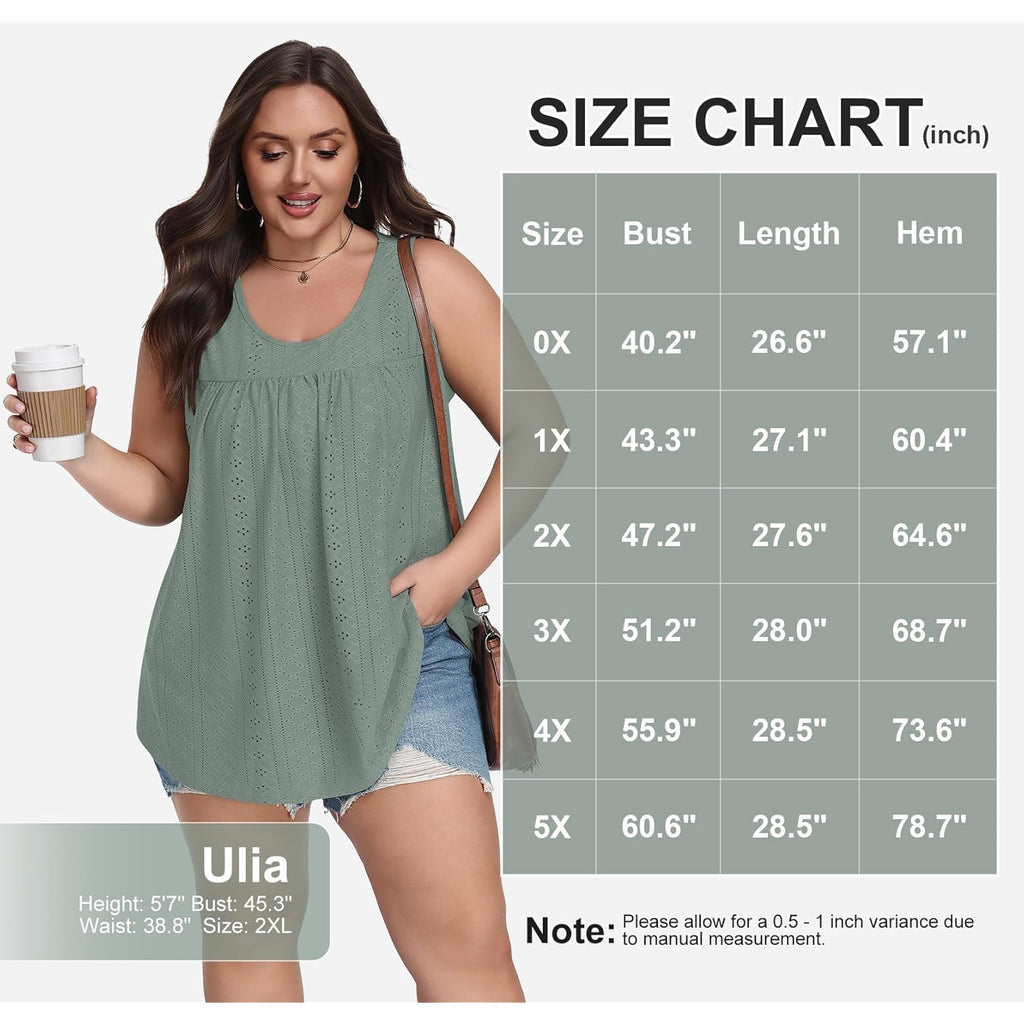 Women's Flowy Scoop Neck Tunic Top Grayish Green
